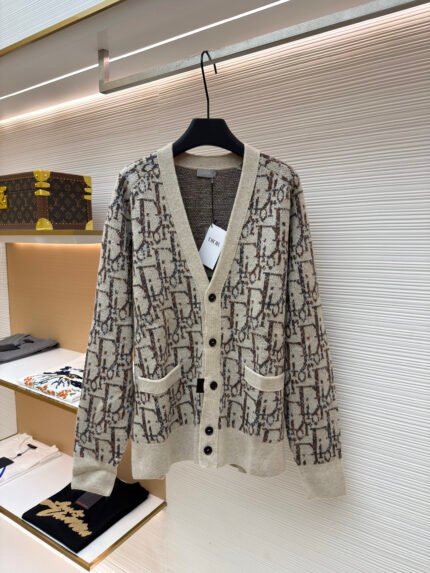 Dior Monogram Knitted Cardigan