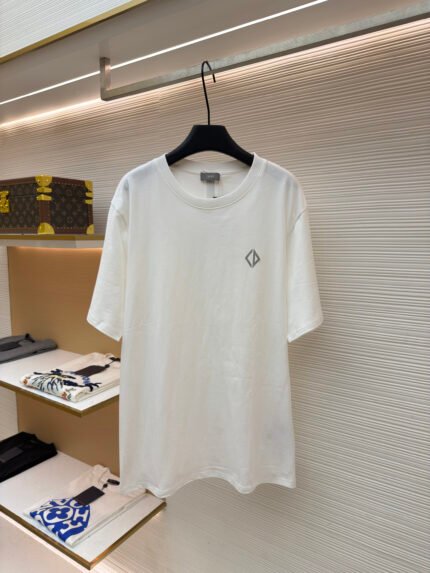 Dior Logo Cotton Short-Sleeve T-Shirt