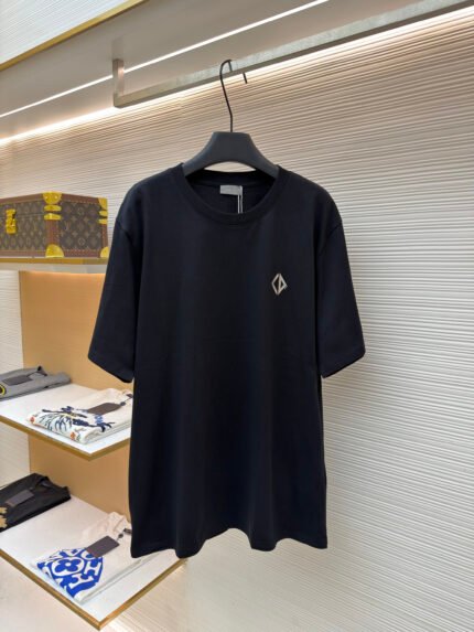 Dior Logo Cotton Short-Sleeve T-Shirt