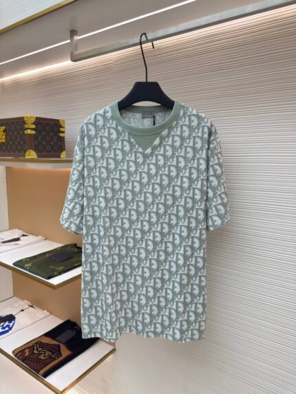 Dior Two-Tone Terry Jacquard T-Shirt
