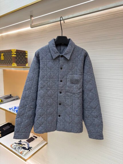 Dior Diamond-Quilted Cotton Jacket
