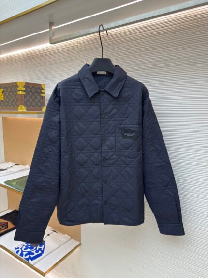 Dior Diamond-Quilted Cotton Jacket