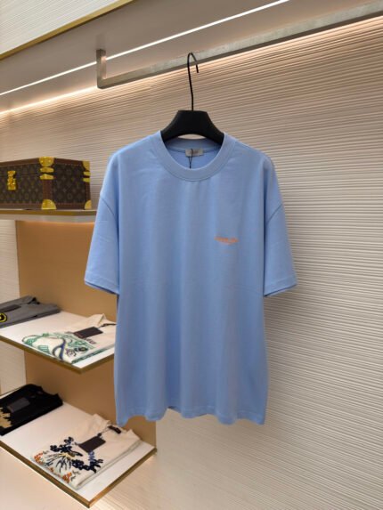Dior Fluorescent Letter-Embroidered T-Shirt