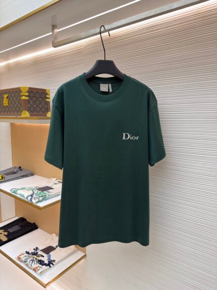 Dior T-Shirt with Small Embroidered Chest Logo