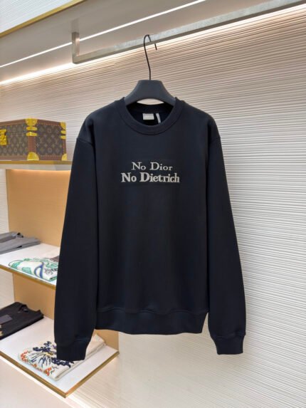Dior Statement Embroidered Crewneck Sweatshirt