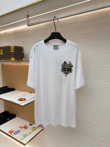 Dior Bee Motif Embroidered T-Shirt
