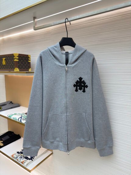 Chrome Hearts Tri-Floral Patchwork Sweatshirt