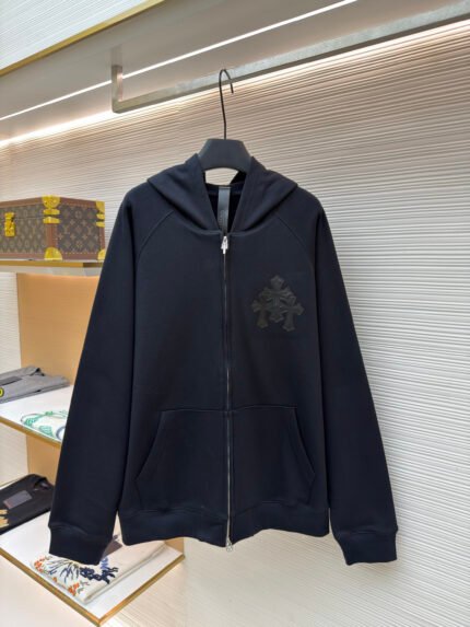 Chrome Hearts Tri-Floral Patchwork Sweatshirt