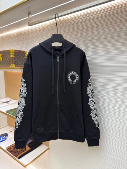 Chrome Hearts Horseshoe & Qilin Zip Jacket