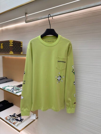 Chrome Hearts x Limited Edition Apple Green Long-Sleeve Shirt