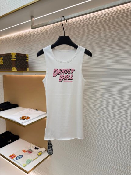 Chrome Hearts Letter Crack-Print Knit Vest [Women's]