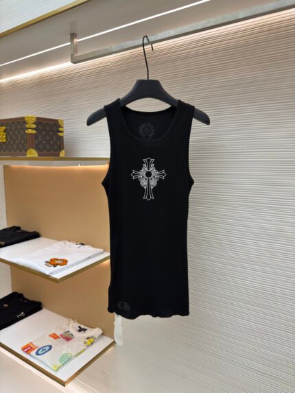 Chrome Hearts Cross Print Crewneck Tank Top [Women's]