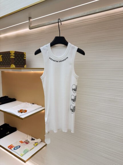 Chrome Hearts Heart & Letter Print Tank Top [Women's]