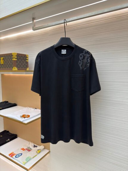 Chrome Hearts "Cross Shadow" Washed Short-Sleeve T-Shirt