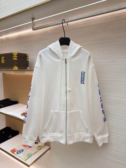 Chrome Hearts 1988 Limited Edition Sanskrit Print Zip-Up Hoodie