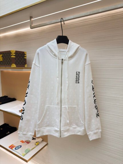 Chrome Hearts Allover Pattern Zip Jacket