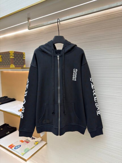 Chrome Hearts Allover Pattern Zip Jacket