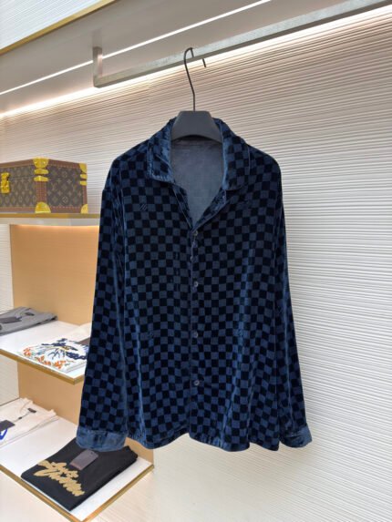 Louis Vuitton Velvet Damier Print Shirt