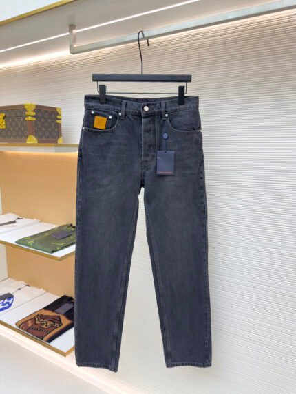 Louis Vuitton Appliqué Letter Jeans