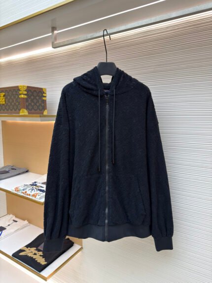 Louis Vuitton All-Over Print French Terry Zip Jacket
