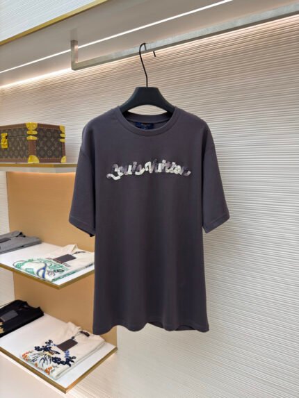 Louis Vuitton Gradient Webbing Crew-Neck Short-Sleeve T-Shirt