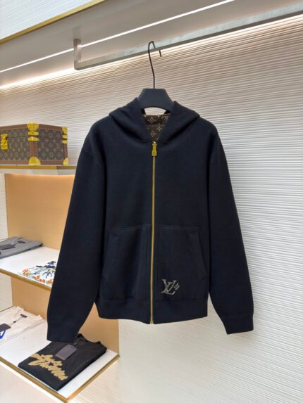 LOUIS VUITTON Reversible All-Over Print Hooded Jacket