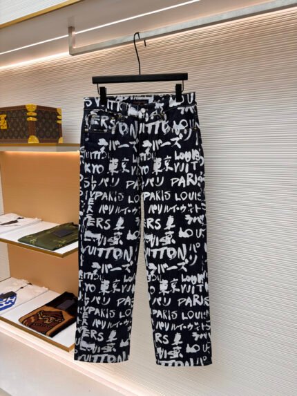 Louis Vuitton Tokyo Exclusive Graffiti Jeans