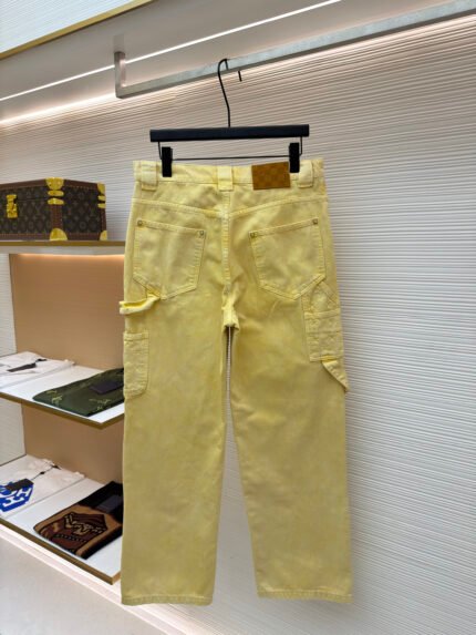 Louis Vuitton Dyed Embossed Jeans