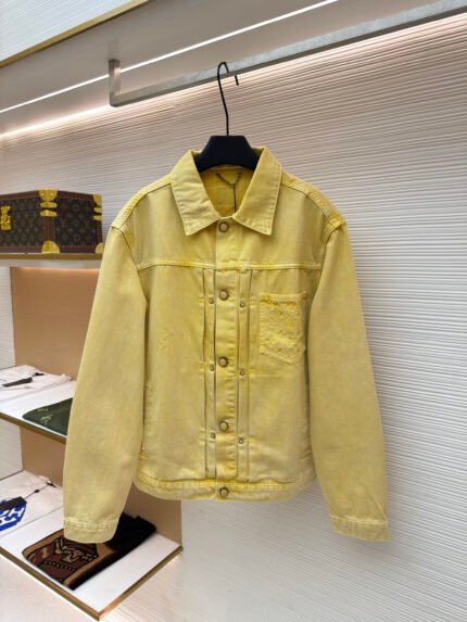Louis Vuitton Dyed Embossed Denim Jacket