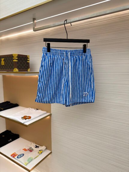 Louis Vuitton Striped Beach Shorts