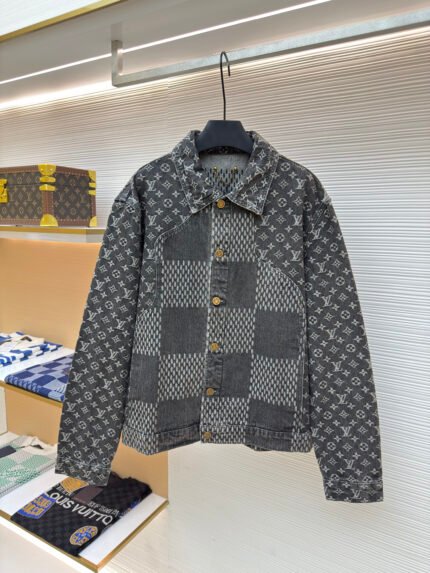 LOUIS VUITTON x Nigo Classic Damier Denim Jacket