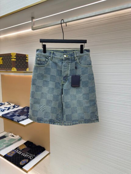 Louis Vuitton Damier Denim Shorts