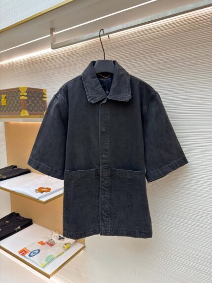 Louis Vuitton Embossed Denim Jacket