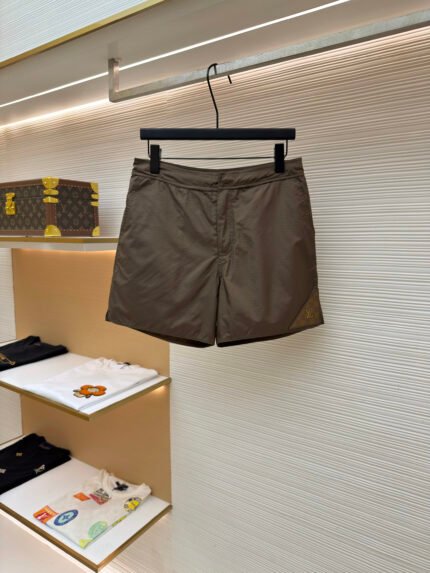 Louis Vuitton Shorts with Logo Patch Pocket