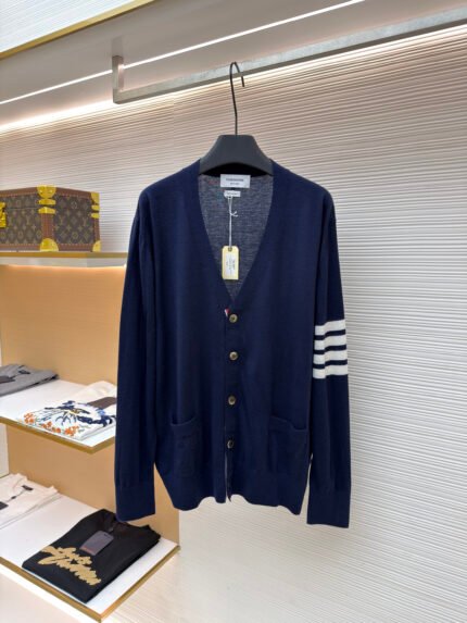 Thom Browne Fine Wool Cardigan