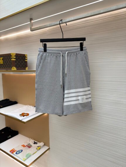 Thom Browne Vertical 4-Bar Shorts