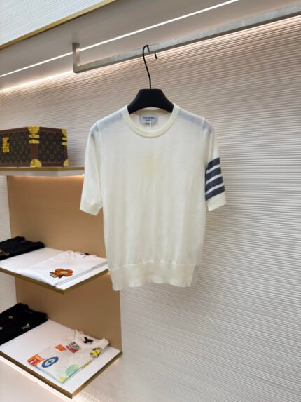 Thom Browne Classic Short-Sleeve Knit