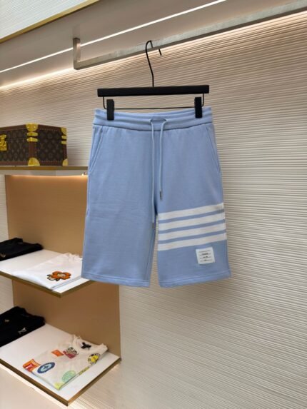 Thom Browne Classic Yarn-Dyed 4-Bar Basic Shorts