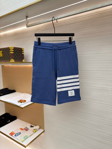Thom Browne Classic Yarn-Dyed 4-Bar Basic Shorts