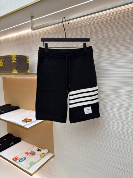 Thom Browne Classic Yarn-Dyed 4-Bar Basic Shorts