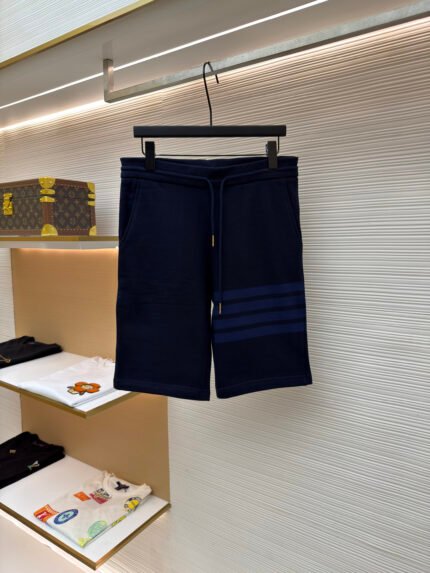 Thom Browne Classic Yarn-Dyed 4-Bar Basic Shorts