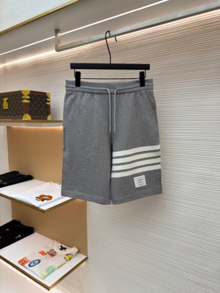 Thom Browne Classic Yarn-Dyed 4-Bar Basic Shorts