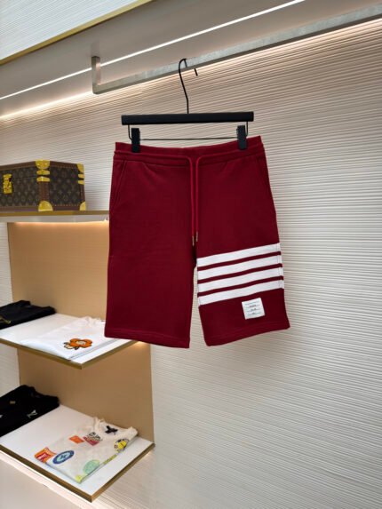 Thom Browne Classic Yarn-Dyed 4-Bar Basic Shorts