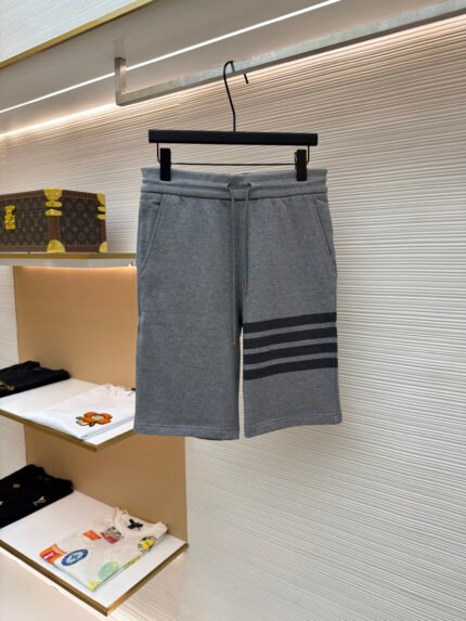 Thom Browne Classic Yarn-Dyed 4-Bar Basic Shorts