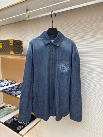 Loewe Anagram Denim Shirt