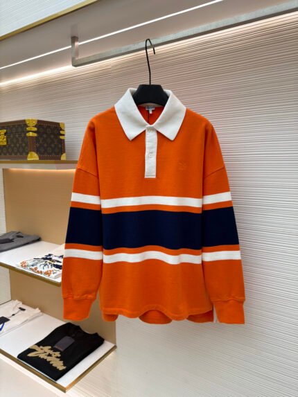 Loewe Anagram Embroidered Polo Shirt