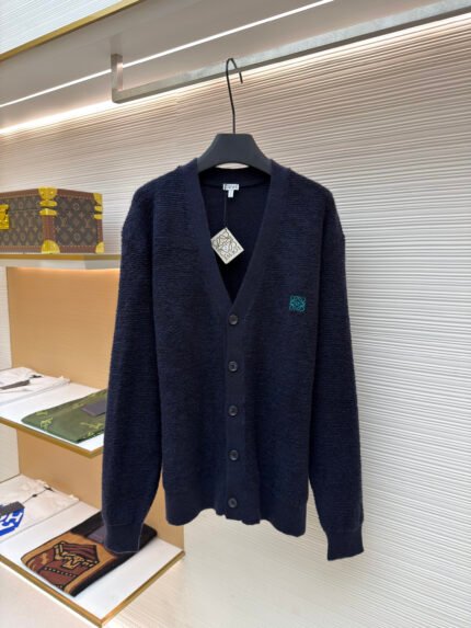 Loewe Anagram Embroidered Cardigan