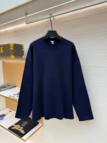 Loewe Padded 3D Embroidered Crew-Neck Sweater