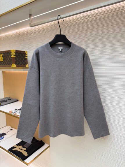 Loewe Padded 3D Embroidered Crew-Neck Sweater
