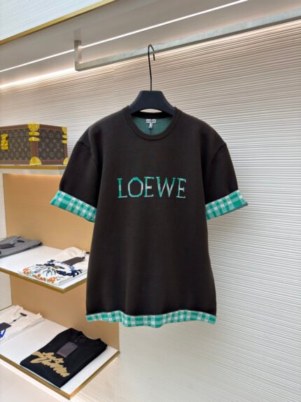 LOWE Short-Sleeve Knit Top with Rolled Cuffs